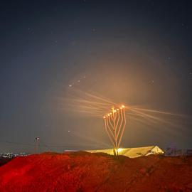 בקתה בחווה B''H village, viešbutis mieste Nevatim