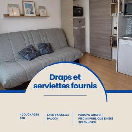 Studio avec Balcon - La Godille - 4 personnes, hotel a Les Adrets
