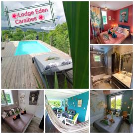 Lodge Eden Caraibes 6p avec piscine privée 6x3