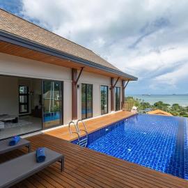 Villa Palm Hill Ocean View 3-Bed Villa Retreat in Ao Yon