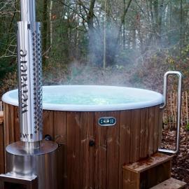 Unieke Yurt in het bos met jacuzzi en sauna, Hotel in Erp