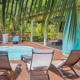 Villa Mascotte proche Bas du Fort avec piscine