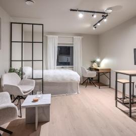 Modern Studio Apartment, Parking included, Grimstad, מלון בגרימסטאד