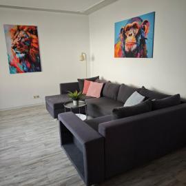 FeWo Linnich für 6 Personen und 2 Hunde inklusive überdachter Terrasse