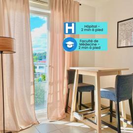 Appartement en face Hopital Nord, hótel í Saint-Priest-en-Jarez