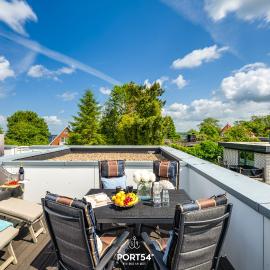 Modernes Ferienhaus Ostseesegler mit direktem Meerblick an der Ostsee