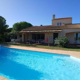 Villa avec piscine, plage à quelques minutes