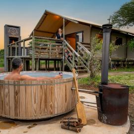 AfriCamps at White Elephant Safaris, hotel di Pongola Game Reserve