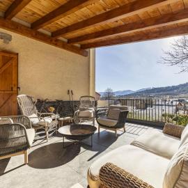 Casa con vistas espectaculares, jardín y BBQ para 10 personas