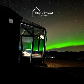 Aurora Glass Cabin II Private sauna and Jacuzzi, hotel u gradu 'Hvolsvöllur'