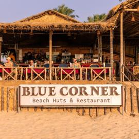 Blue Corner Beach Huts & Restaurant, hotell sihtkohas Benaulim