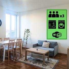 Appartement calme et spacieux Proche Lille