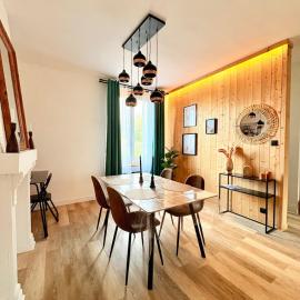 Bright loft-style duplex 6 people Dunkirk