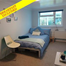 Double bedroom with ensuite wet room, incl breakfast, in Woking, hotel in Woking