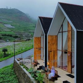 Pijar Jingga Cabin, hotell Diengis