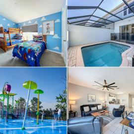 Private Pool Disney Townhome - Walk to Water Park