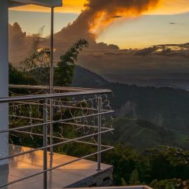 Casa con vista a la montaña en Manizales