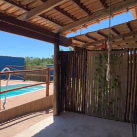 Casas Araras Corumbau - Piscina, Churrasqueira, 2 Quartos, Ar Condicionado 5 Minutos da Praia, viešbutis mieste Korumbau