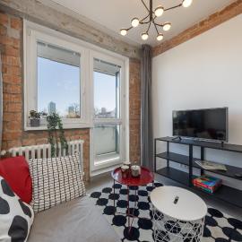 Central Studio with a Private Balcony