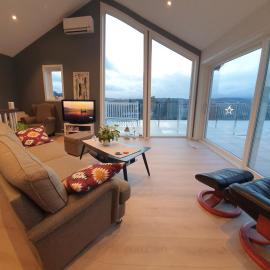 Flott leilighet med nydelig utsikt i et stille og rolig boligområde, hotel i Bergen