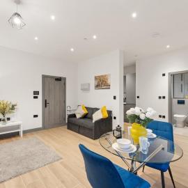 Viesnīca Sleek 1-Bed Ultra-Modern Luxury Stay London pilsētā Finčlija