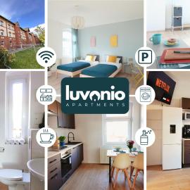 Luvonio Apartments - modern & zentral mit WLAN, 55 Zoll Smart TV & DeLonghi Kaffeeautomat