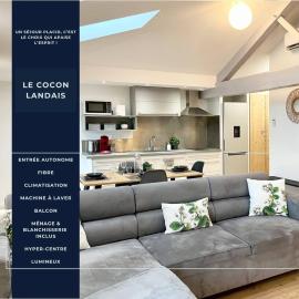 Le Cocon Landais - Clim - Balcon - Central - Spacieux - Lumineux, hotel in Mont-de-Marsan