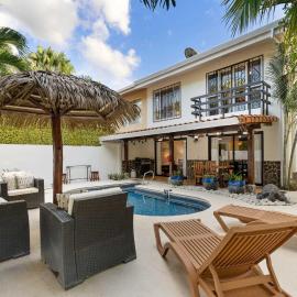 Spacious Home with Private Pool & Covered Patio Near the Beach