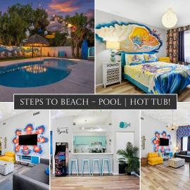 Pink Flamingo Unit, Steps to Beach, Siesta Key Village & Pet-Friendly, hotel in Siesta Key