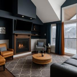 Prestige Ski-in Ski-out Sommet Saint-Sauveur 3BR, hotel v destinaci Saint-Sauveur-des-Monts