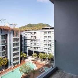 2 BR Pool View in Wellness Residence near Beach P503-4
