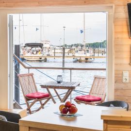 Hausboot Baltic Goose, hotel a Burgtiefe auf Fehmarn 
