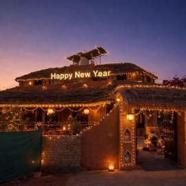 Mud House Farmstay Agra、Tājganjのホテル
