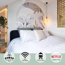 Appartement Hagaki vue panoramique proche gare Netflix