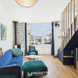 -COTTEN-grand duplex vue mer au coeur de Concarneau