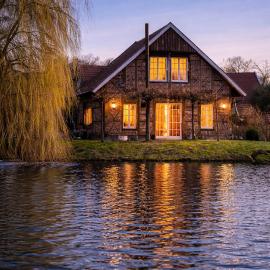 Haus am See Kamin privater Seezugang, hotel sa Warendorf