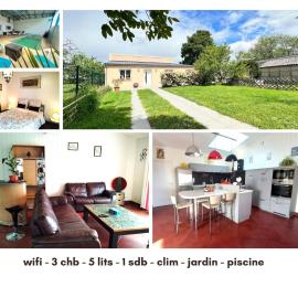 Chtx maison 7 pers jardin piscine
