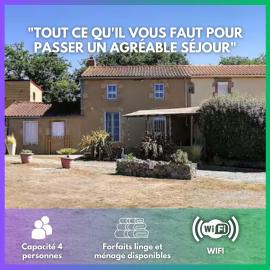 Gite Spacieux 4 personnes - 5km du Parc, Hotel in Chambretaud