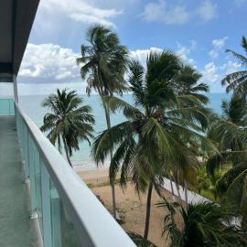 Apartamento na praia ap 501
