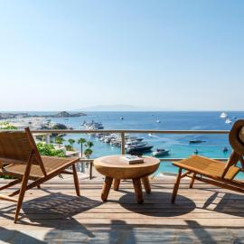 Trinitas Mare Psarou Beach, hotel en Psarou