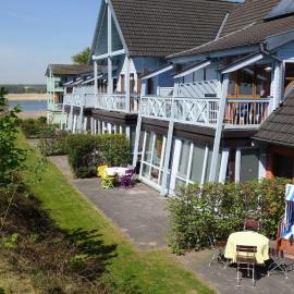 Fewo 7 im Fischerhaus Wintergarten und Terrasse mit Strandkorb