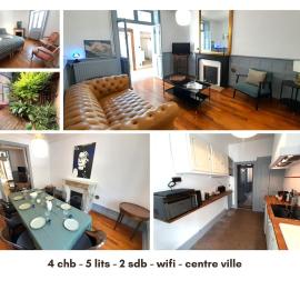 Belle Maison centrale 8 pers- patio- wifi โรงแรมในชาโตรูซ์