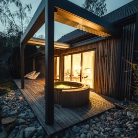 Champs Sur Tarentaine में, होटल Ecrin d'Auvergne Lodge et SPA privatif