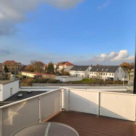 Maisonette with large terrace, hotel en Leipzig