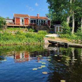 Holiday home Lunding, lakeside location in southern Småland, hotel en Diö