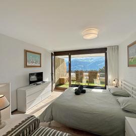 Alpine Club Retreat, Central Studio, Pool and View