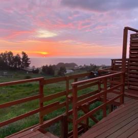 Cabañas Bellavista del mar、Cauquenesのホテル