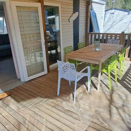 Mobil home camping les Oyats、セニョスのホテル