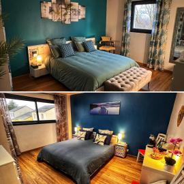 Chambre CLAIRIERE et, ou, Chambre OCEAN