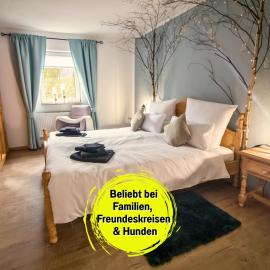 Ferienwohnung im Sauerland Hunde willkommen Kamin und Garten am Waldrand Muehls-Sauerland, hotel di Lennestadt